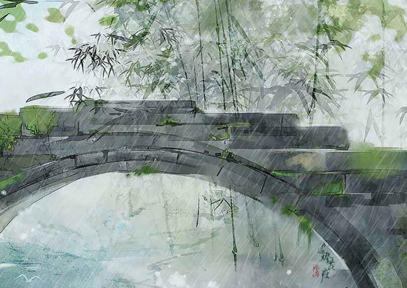 今天的雨，来日也就归于尘土：《离雨》